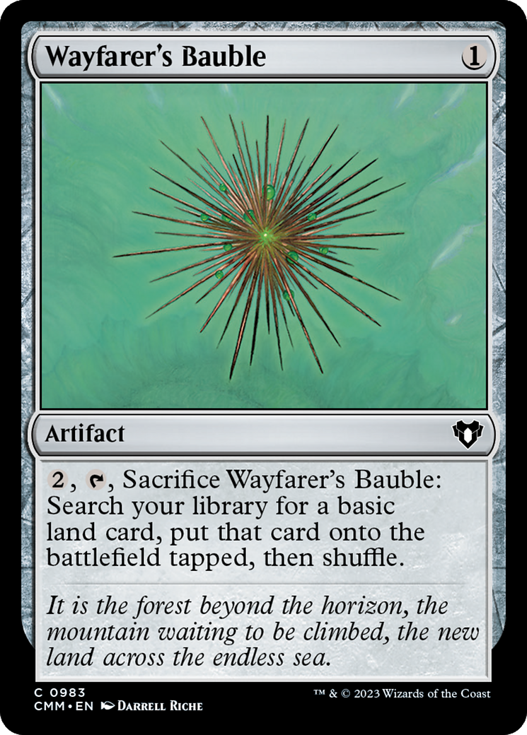 Wayfarer's Bauble [Commander Masters] | Amazing Games TCG