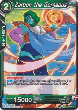 Zarbon the Gorgeous (BT10-085) [Rise of the Unison Warrior 2nd Edition] | Amazing Games TCG