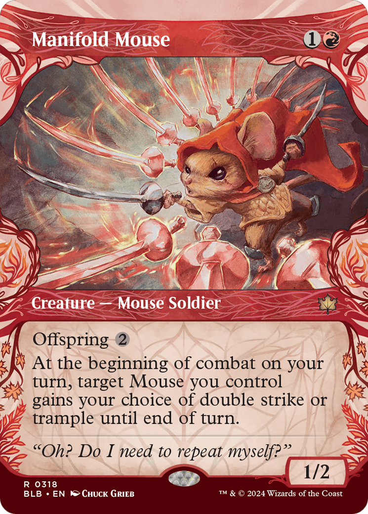 Manifold Mouse (Showcase) [Bloomburrow] | Amazing Games TCG