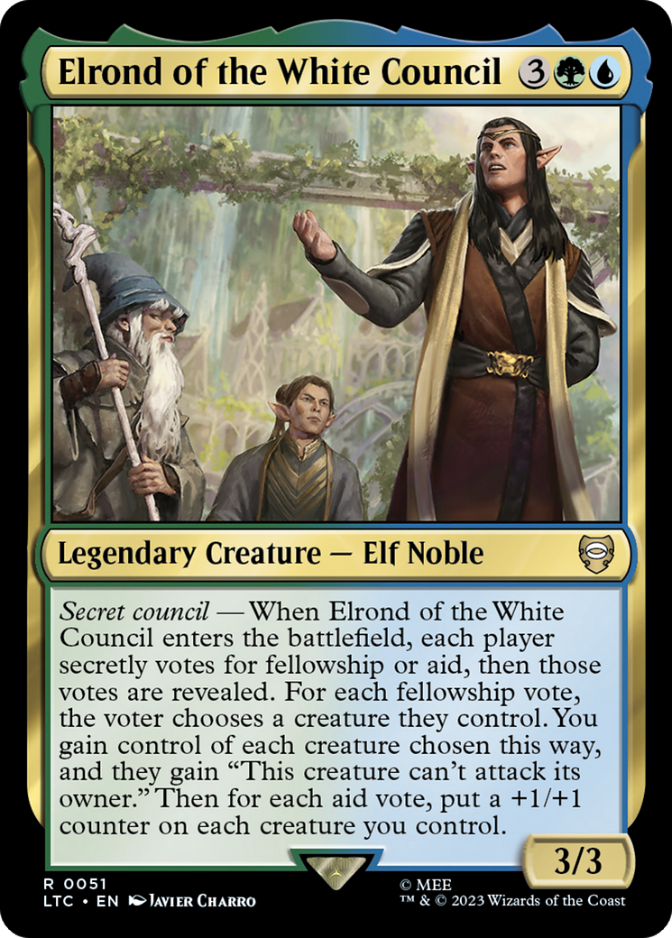 Elrond of the White Council [The Lord of the Rings: Tales of Middle-Earth Commander] | Amazing Games TCG