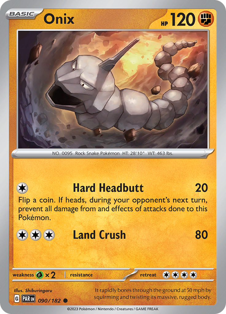 Onix (090/182) [Scarlet & Violet: Paradox Rift] | Amazing Games TCG