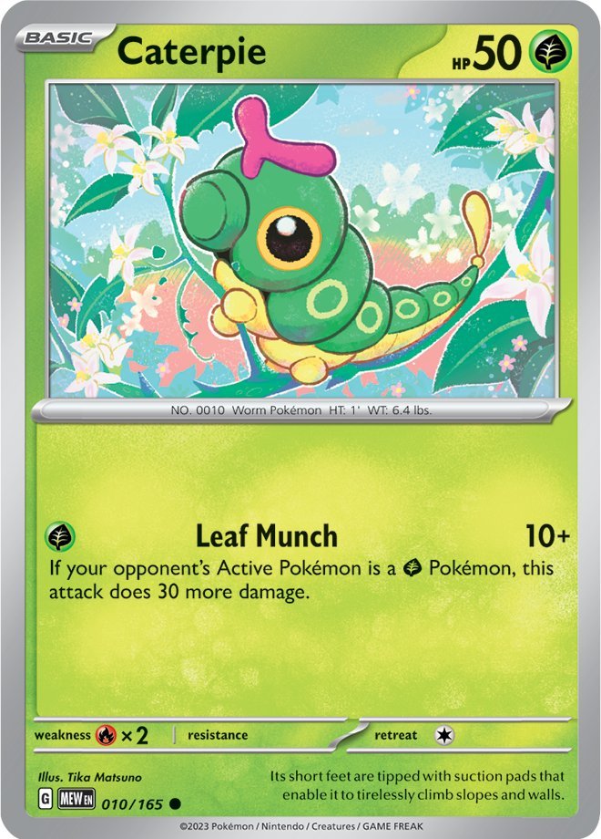 Caterpie (010/165) [Scarlet & Violet: 151] | Amazing Games TCG