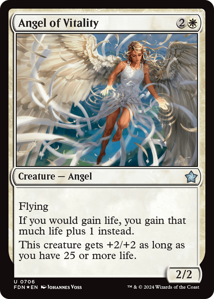 Angel of Vitality [Foundations] | Amazing Games TCG