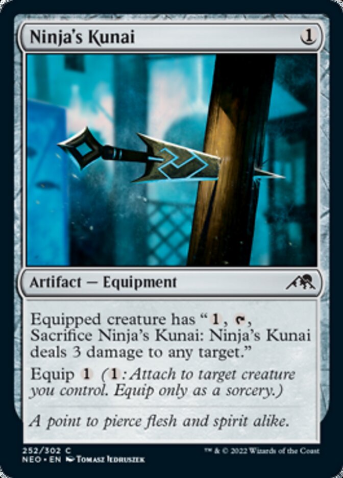 Ninja's Kunai [Kamigawa: Neon Dynasty] | Amazing Games TCG