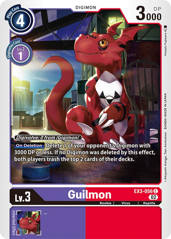 Guilmon [EX3-056] [Draconic Roar] | Amazing Games TCG