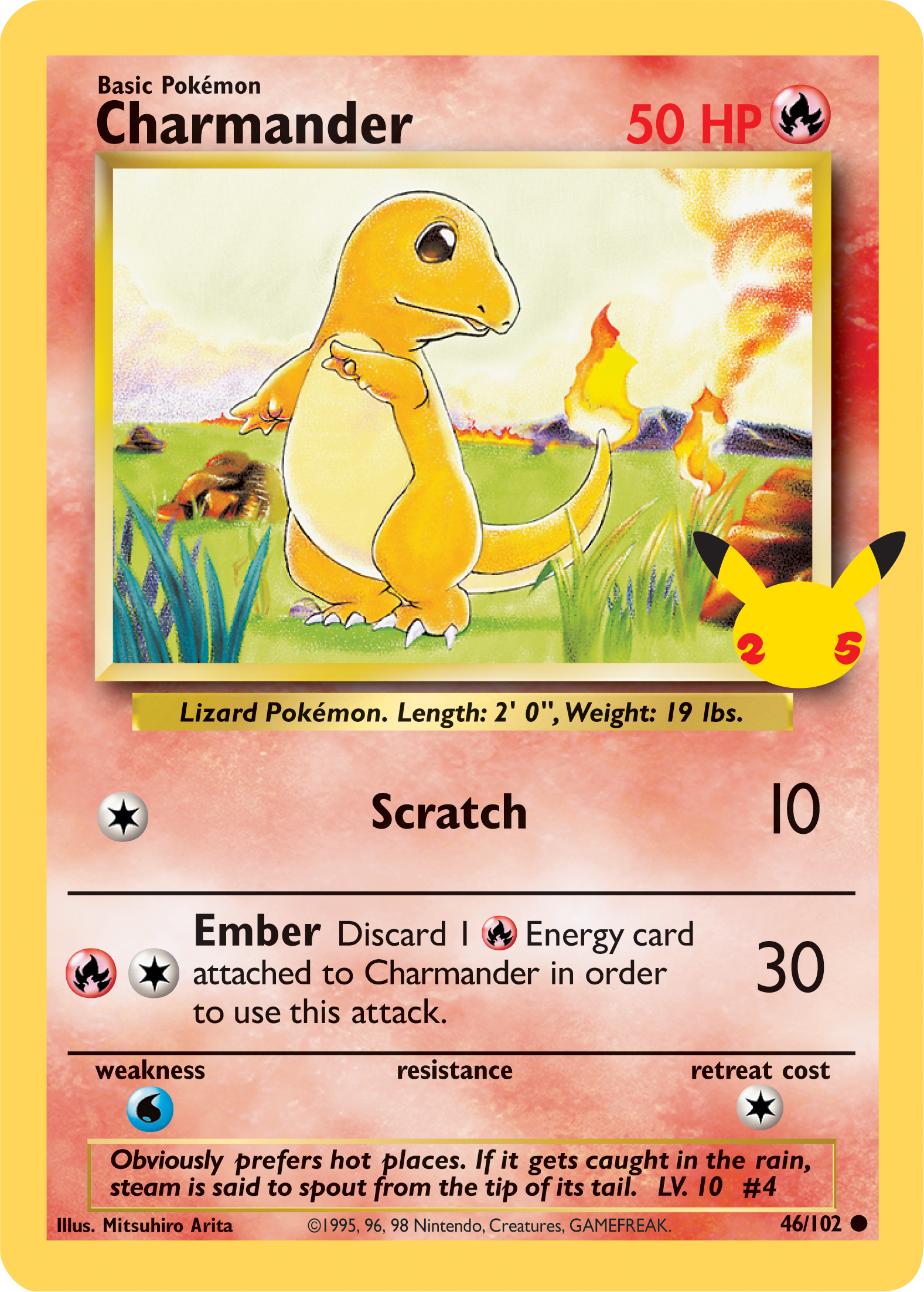 Charmander (46/102) (Jumbo Card) [First Partner Pack] | Amazing Games TCG