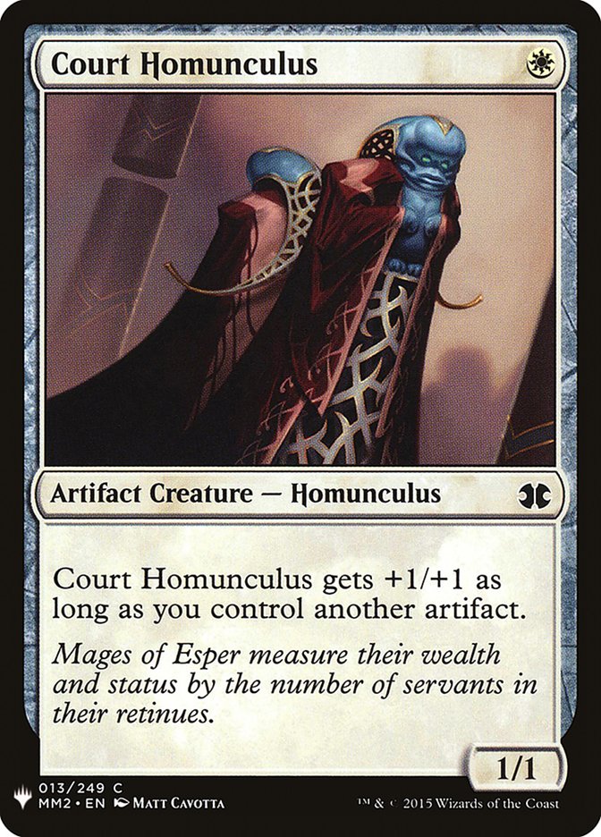 Court Homunculus [Mystery Booster] | Amazing Games TCG