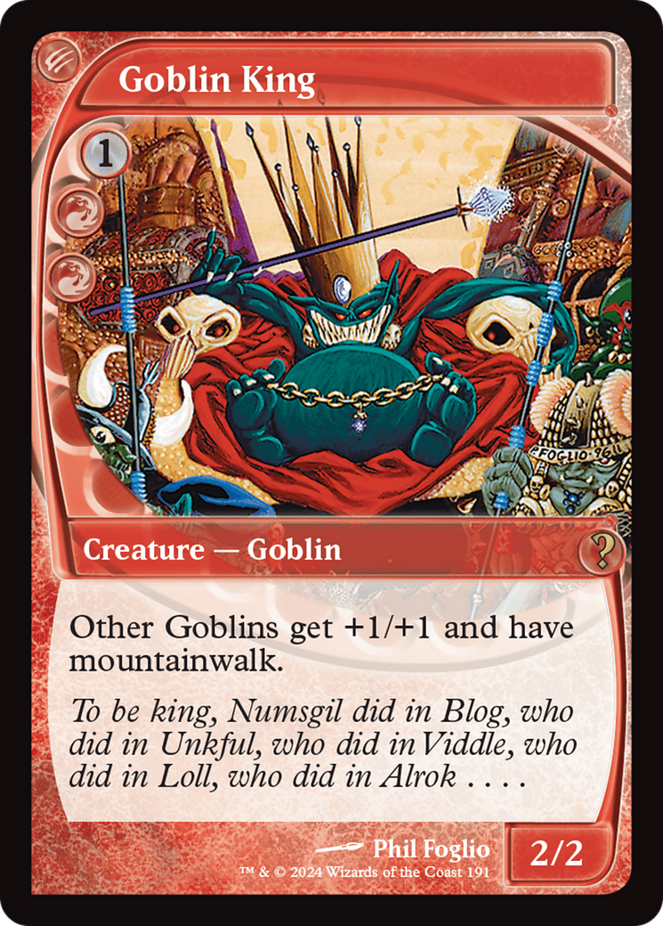 Goblin King (Future Sight) [Mystery Booster 2] | Amazing Games TCG