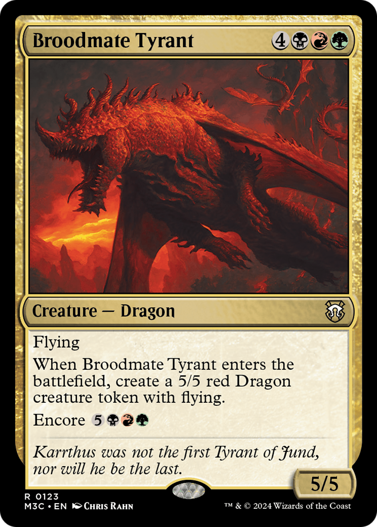 Broodmate Tyrant [Modern Horizons 3 Commander] | Amazing Games TCG