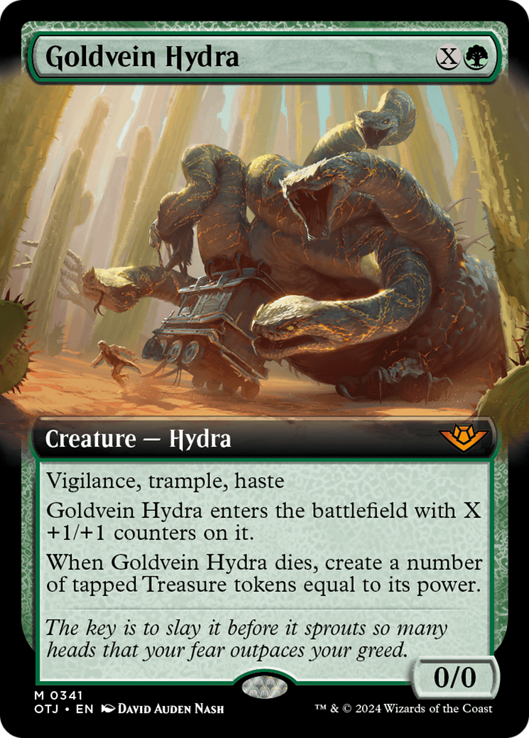 Goldvein Hydra (Extended Art) [Outlaws of Thunder Junction] | Amazing Games TCG