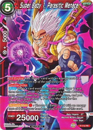 Super Baby 1, Parasitic Menace (Power Booster) (P-112) [Promotion Cards] | Amazing Games TCG