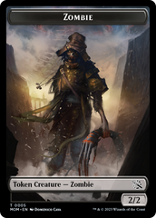 Elemental (9) // Zombie Double-Sided Token [March of the Machine Tokens] | Amazing Games TCG