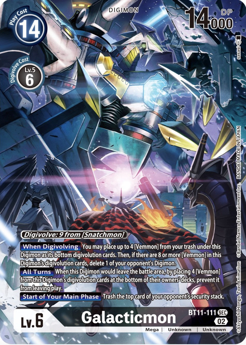 Galacticmon [BT11-111] (Alternate Art) [Dimensional Phase] | Amazing Games TCG