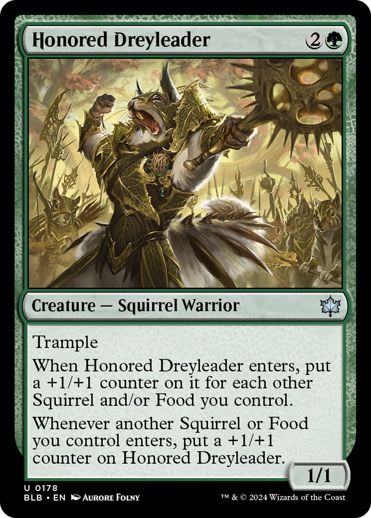 Honored Dreyleader [Bloomburrow] | Amazing Games TCG