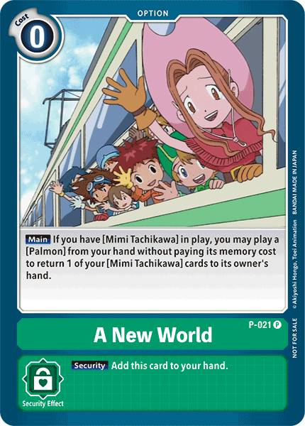 A New World [P-021] [Promotional Cards] | Amazing Games TCG