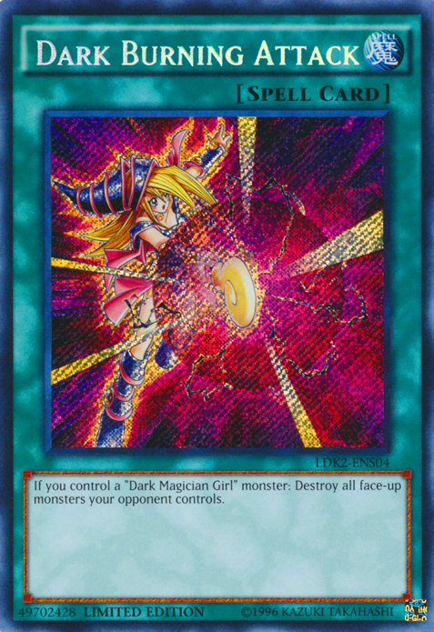 Dark Burning Attack [LDK2-ENS04] Secret Rare | Amazing Games TCG