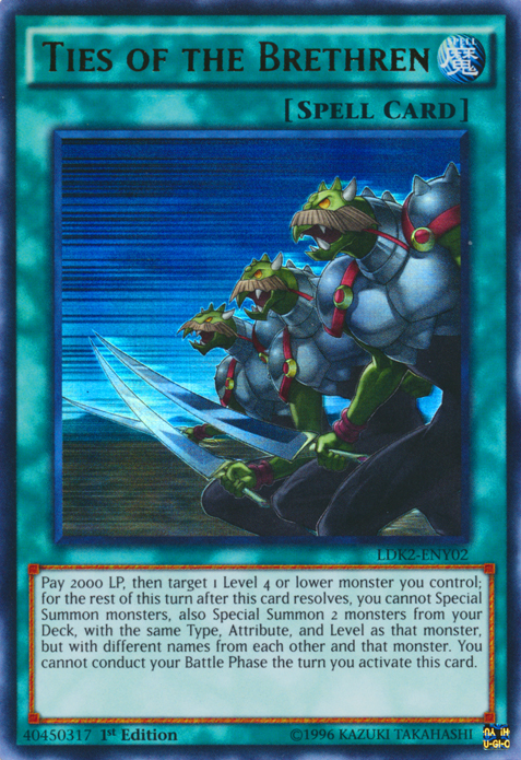 Ties of the Brethren [LDK2-ENY02] Ultra Rare | Amazing Games TCG