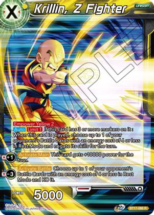 Krillin, Z Fighter (BT17-086) [Ultimate Squad] | Amazing Games TCG