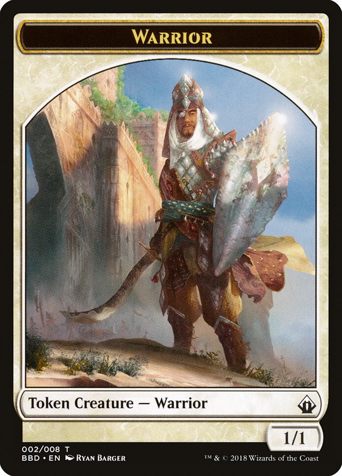 Warrior Token [Battlebond Tokens] | Amazing Games TCG