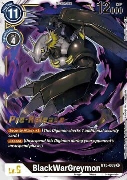 BlackWarGreymon [BT5-069] [Battle of Omni Pre-Release Promos] | Amazing Games TCG