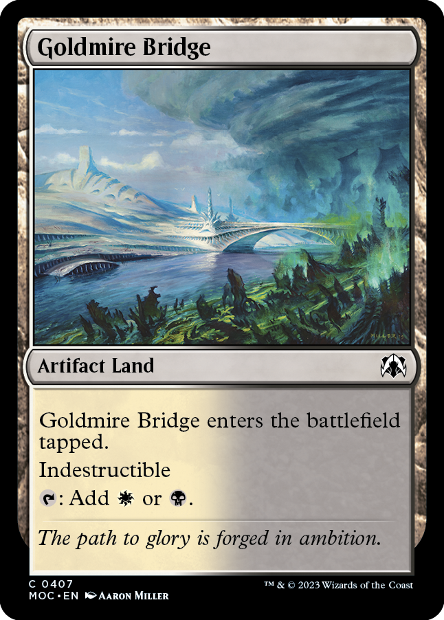 Goldmire Bridge [March of the Machine Commander] | Amazing Games TCG