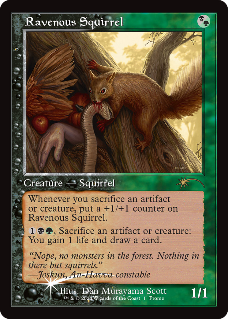 Ravenous Squirrel (Open House) [Wizards Play Network 2024] | Amazing Games TCG