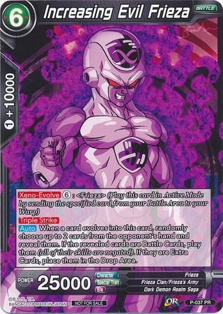 Increasing Evil Frieza (P-037) [Promotion Cards] | Amazing Games TCG