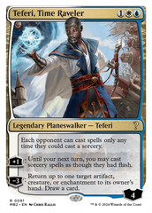 Teferi, Time Raveler (White Border) [Mystery Booster 2] | Amazing Games TCG