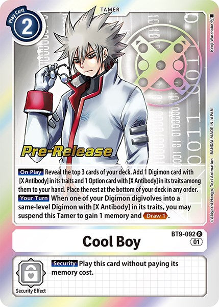 Cool Boy [BT9-092] [X Record Pre-Release Promos] | Amazing Games TCG