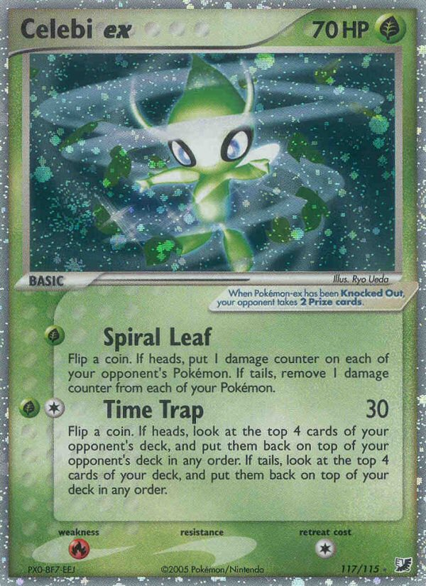 Celebi ex (117/115) [EX: Unseen Forces] | Amazing Games TCG