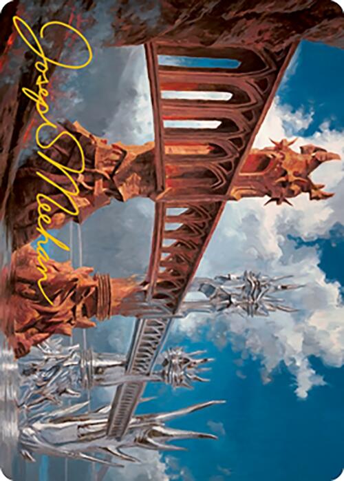 Silverbluff Bridge Art Card (Gold-Stamped Signature) [Modern Horizons 2 Art Series] | Amazing Games TCG