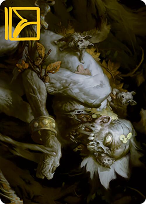 Nested Shambler Art Card (Gold-Stamped Signature) [Modern Horizons 2 Art Series] | Amazing Games TCG