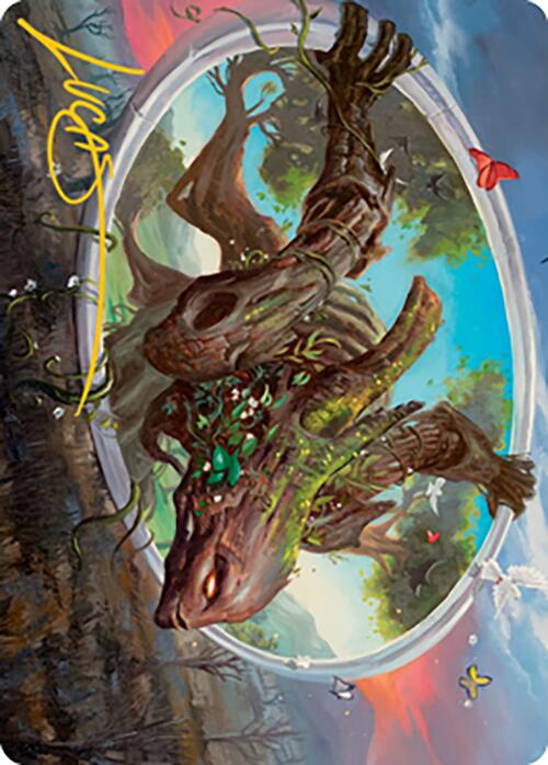 Gaea's Will Art Card (Gold-Stamped Signature) [Modern Horizons 2 Art Series] | Amazing Games TCG