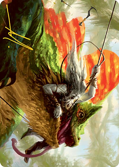 Captured by Lagacs Art Card (Gold-Stamped Signature) [Modern Horizons 2 Art Series] | Amazing Games TCG