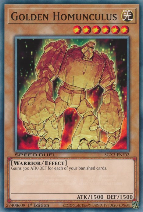 Golden Homunculus [SGX3-ENF02] Common | Amazing Games TCG