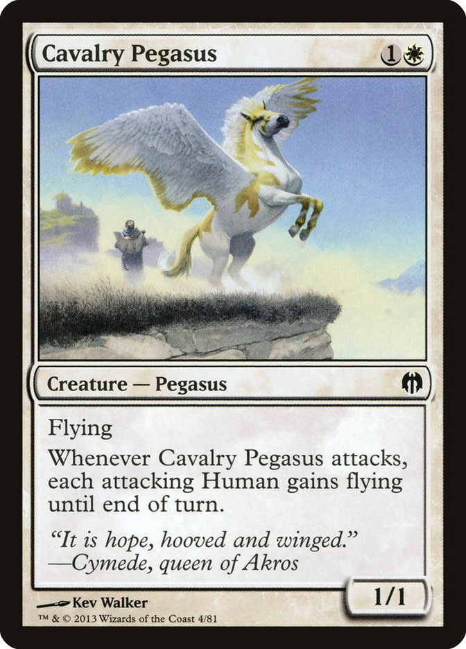 Cavalry Pegasus [Duel Decks: Heroes vs. Monsters] | Amazing Games TCG