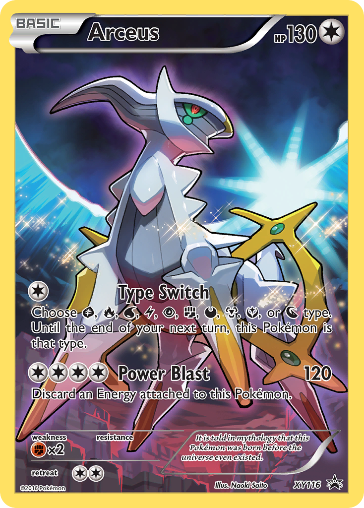 Arceus (XY116) [XY: Black Star Promos] | Amazing Games TCG