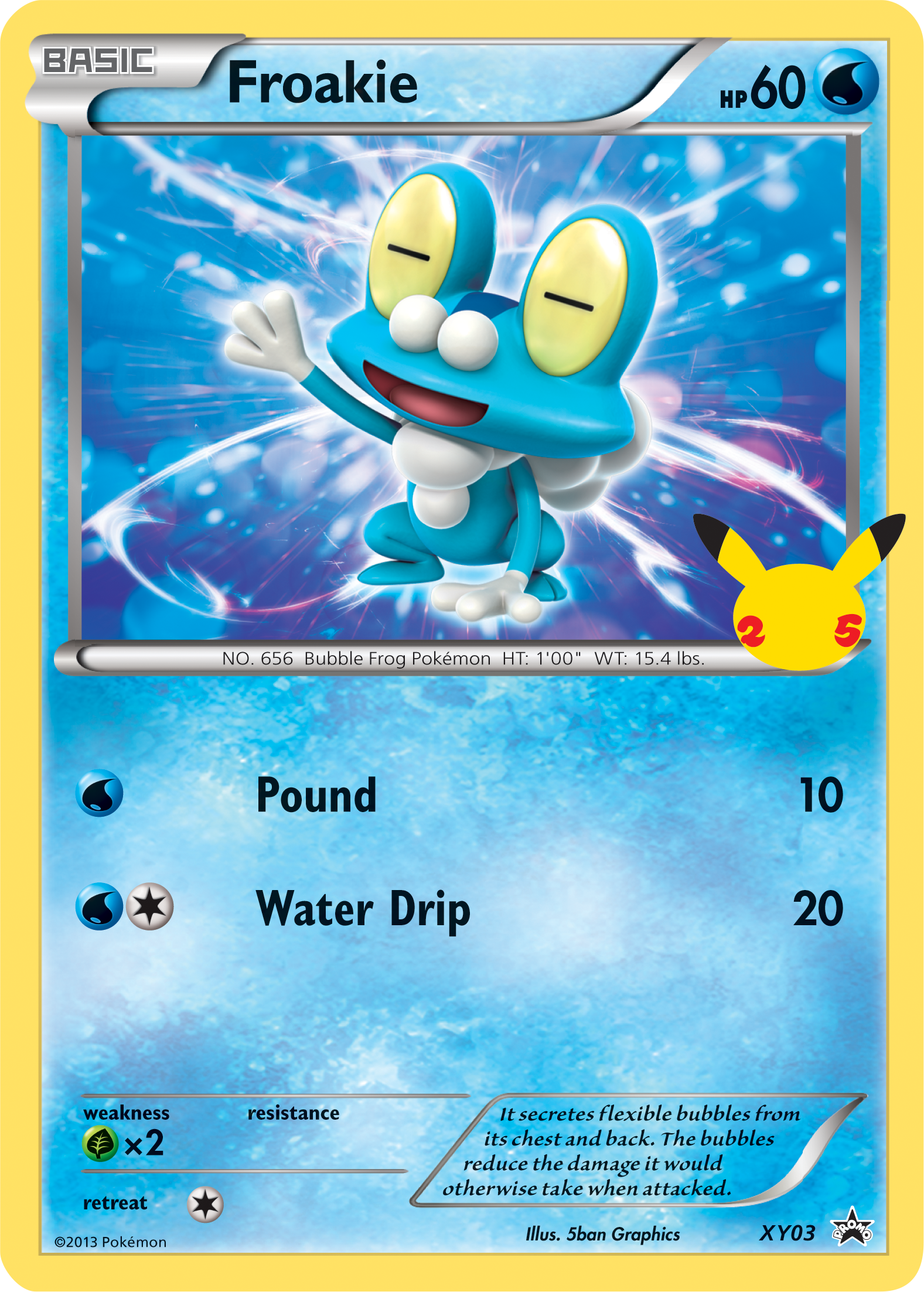 Froakie (XY03) (Jumbo Card) [First Partner Pack] | Amazing Games TCG