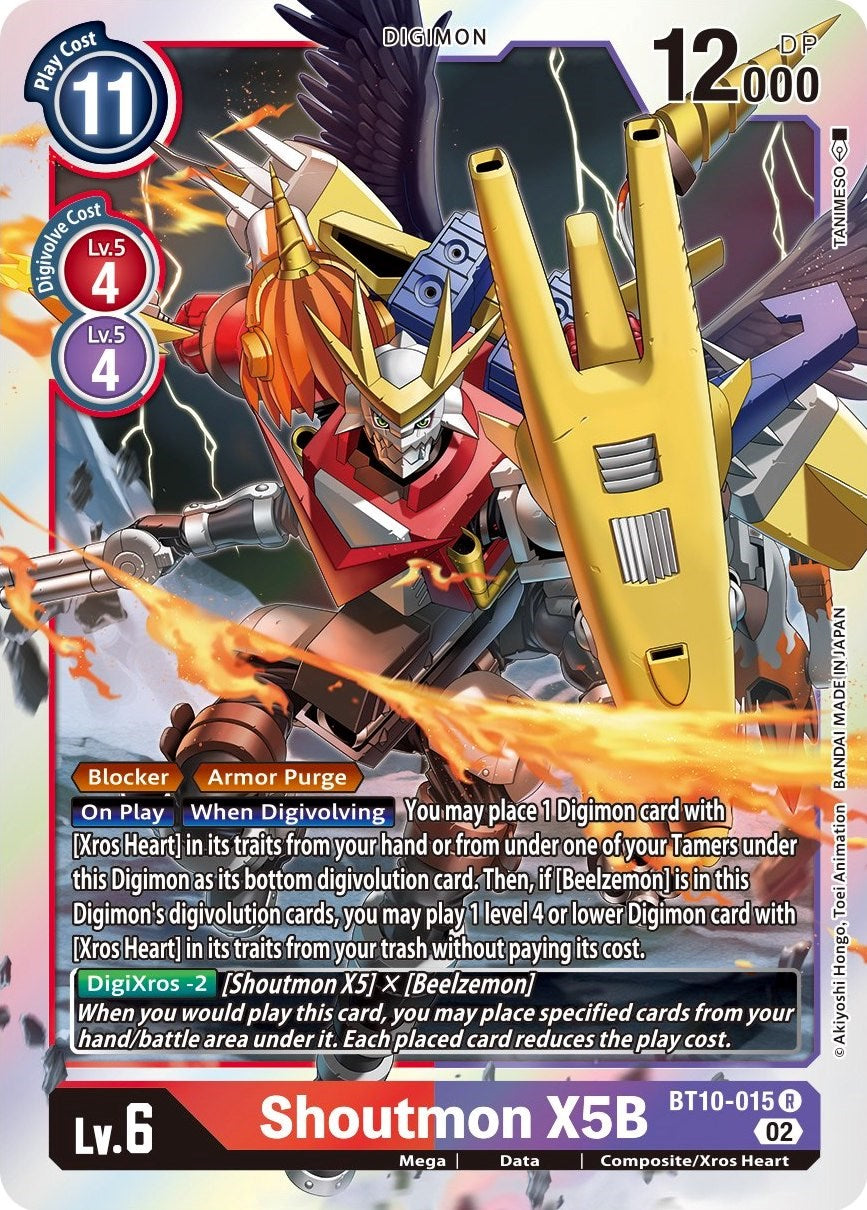 Shoutmon X5B [BT10-015] [Xros Encounter] | Amazing Games TCG