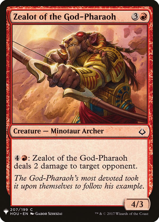 Zealot of the God-Pharaoh [Mystery Booster] | Amazing Games TCG