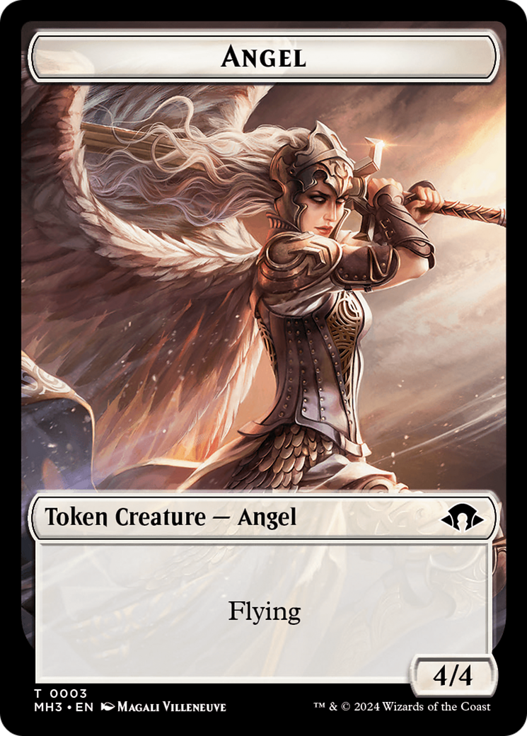 Servo // Angel Double-Sided Token [Modern Horizons 3 Tokens] | Amazing Games TCG