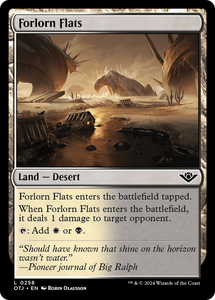 Forlorn Flats [Outlaws of Thunder Junction] | Amazing Games TCG