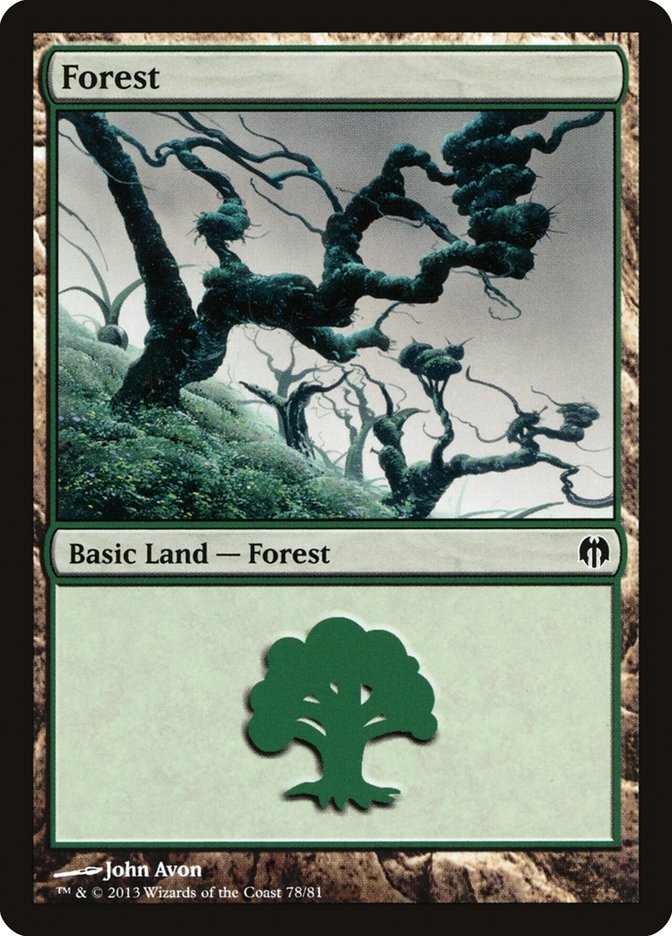 Forest (78) [Duel Decks: Heroes vs. Monsters] | Amazing Games TCG