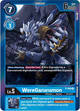 WereGarurumon [P-008] (Gift Box 2022) [Promotional Cards] | Amazing Games TCG