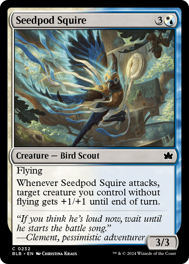 Seedpod Squire [Bloomburrow] | Amazing Games TCG