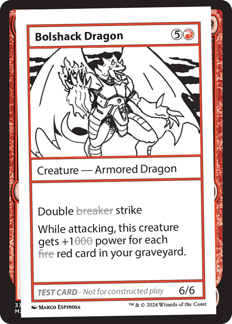 Bolshack Dragon [Mystery Booster 2 Playtest Cards] | Amazing Games TCG