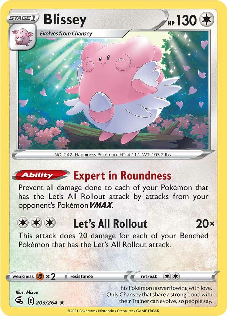 Blissey (203/264) [Sword & Shield: Fusion Strike] | Amazing Games TCG