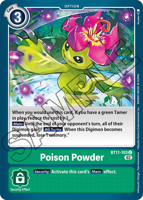 Poison Powder [BT11-103] [Dimensional Phase] | Amazing Games TCG