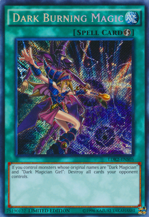 Dark Burning Magic [LDK2-ENS05] Secret Rare | Amazing Games TCG