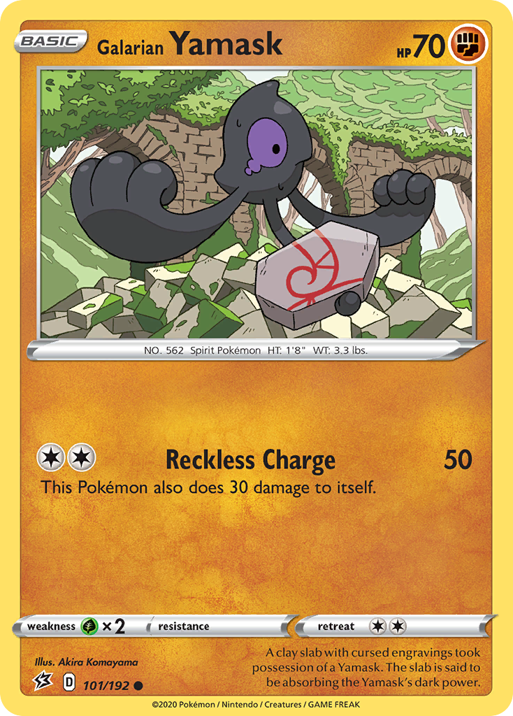 Galarian Yamask (101/192) [Sword & Shield: Rebel Clash] | Amazing Games TCG